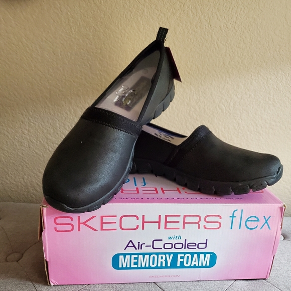 skechers flex memory foam air cooled
